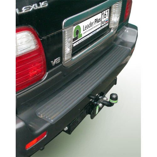 L104-F Лидер-плюс ТСУ для Toyota Land Cruiser 100 1998-2007, Lexus LX 470 1998-2007 без снятия и выреза бампера. Тип шара: F. Нагрузки: 2000/100 кг, масса фаркопа 17,42 кг (без электрики в комплекте)