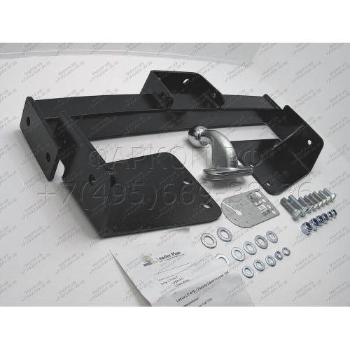 L104-F Лидер-плюс ТСУ для Toyota Land Cruiser 100 1998-2007, Lexus LX 470 1998-2007 без снятия и выреза бампера. Тип шара: F. Нагрузки: 2000/100 кг, масса фаркопа 17,42 кг (без электрики в комплекте)