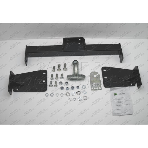 L104-F Лидер-плюс ТСУ для Toyota Land Cruiser 100 1998-2007, Lexus LX 470 1998-2007 без снятия и выреза бампера. Тип шара: F. Нагрузки: 2000/100 кг, масса фаркопа 17,42 кг (без электрики в комплекте)