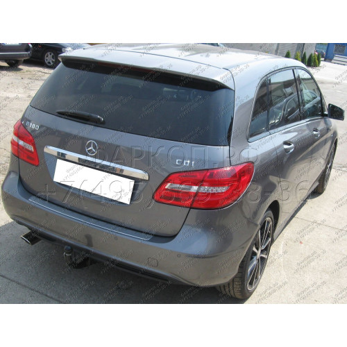 M-102 STEINHOF Фаркоп на Mercedes A-Class w176 (кроме AMG package) 2012-2018, Mercedes B-Class w246 (кроме AMG package) 2011-2018 без подрезки бампера. Тип шара: AV (вертикальное быстросъемное крепление шара на ключе). Нагрузки: 1500/80 кг, масса фаркопа 