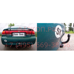 M015C GALIA Полностью оцинкованный фаркоп на Mazda 626 GE седан/хетчбек 1992-1997. Тип шара: C (горизонтальный съемный). Установка без снятия и выреза бампе