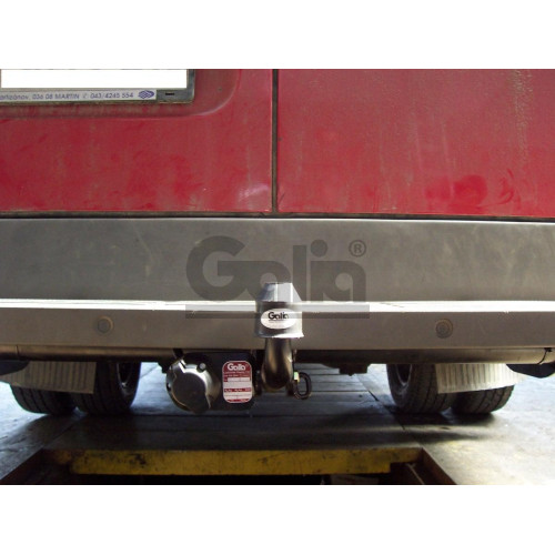 M035A GALIA Полностью оцинкованный фаркоп на Mercedes Sprinter Classic 2013-2020 со ступенькой, Mercedes Sprinter 1995-2006, Volkswagen LT 1995-2006 со ступенькой. Особенности: Колесная база 3550 (средняя база) и 4025 (длинная база). Тип шара: A. Установк