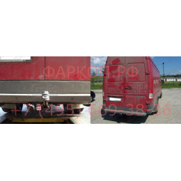 M035C GALIA Полностью оцинкованный фаркоп на Mercedes Sprinter Classic 2013-2020 со ступенькой, Mercedes Sprinter 1995-2006, Volkswagen LT 1995-2006 со ступенькой. Особенности: Колесна