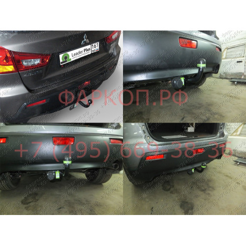 M111-A Лидер-плюс ТСУ для Mitsubishi ASX 2010-2022, Citroen C4 Aircross 2012-2014, Peugeot 4008 2012-2016. Необходима подрезка бампера. Нагрузки: 1200/75 кг, масса фаркопа 16,64 кг (без электрики в комплекте)