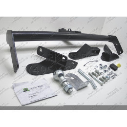 M114-E Лидер-плюс ТСУ для Mitsubishi Pajero III 2000-2007, IV 2007-2020 без снятия и выреза бампера. Тип шара: E. Нагрузки: 1500/100 кг, масса фаркопа 18,5 кг (без электрики 