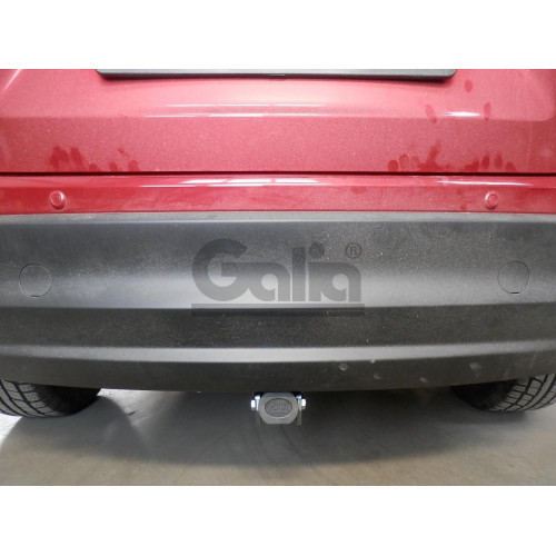 M129A GALIA Полностью оцинкованный фаркоп на Mazda CX-5 2012-2017, 2017-2025. Подрозетник убирается за бампер. Тип шара: A. Невидимый вырез бампера. Нагрузки: 2100/100 кг, масса фаркопа 18,5 кг
