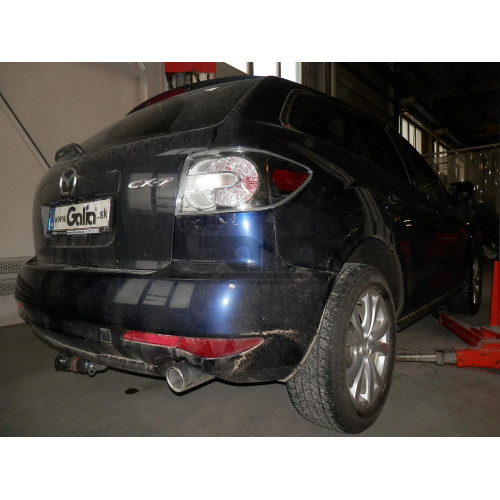 M130A GALIA Полностью оцинкованный фаркоп на Mazda CX-7 2006-2013. Тип шара: A. Невидимый вырез бампера. Нагрузки: 2000/100 кг, масса фаркопа 16,92 кг