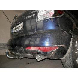 M130A GALIA Полностью оцинкованный фаркоп на Mazda CX-7 2006-2013. Тип шара: A. Невидимый вырез бампера. Нагрузки: 2000/100 кг, масса фаркопа 16,92 кг