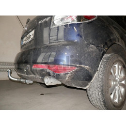 M130A GALIA Полностью оцинкованный фаркоп на Mazda CX-7 2006-2013. Тип шара: A. Невидимый вырез бампера. Нагрузки: 2000/100 кг, масса фаркопа 16,92 кг