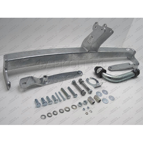 M130A GALIA Полностью оцинкованный фаркоп на Mazda CX-7 2006-2013. Тип шара: A. Невидимый вырез бампера. Нагрузки: 2000/100 кг, масса фаркопа 16,92 кг