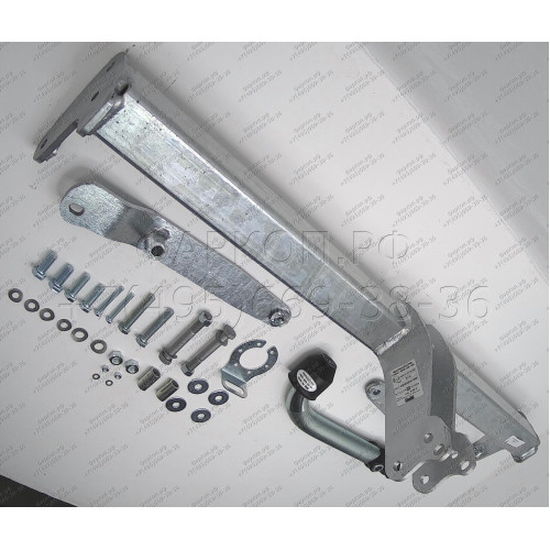 M130A GALIA Полностью оцинкованный фаркоп на Mazda CX-7 2006-2013. Тип шара: A. Невидимый вырез бампера. Нагрузки: 2000/100 кг, масса фаркопа 16,92 кг