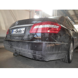 M138C GALIA Полностью оцинкованный фаркоп на Mercedes E-Class w212 седан, кроме AMG 2009-2016. Подрозетник убирается за бампер. Тип шара: C (горизонтальный съемн