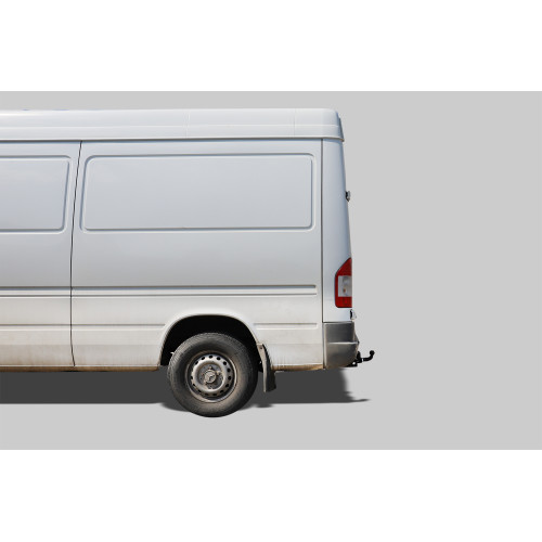 M201-F Лидер-плюс ТСУ для Mercedes Sprinter Classic (909, база 3,5 без ступеньки) 2013-2020 без снятия и выреза бампера. Тип шара: F. Нагрузки: 2000/100 кг, масса фаркопа 18,4 кг (без электрики в комплекте)