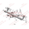 MB 05 AVTOS Фаркоп на Mercedes Viano w639 2003-2014, Mercedes Vito w639 2003-2014. Необходима подрезка бампера. Тип шара: A. Нагрузки: 2000/100 кг, масса фаркопа 17 кг (без электрики в комплекте)