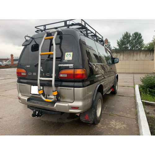 H.M17.A HALTY Фаркоп на Mitsubishi Delica 4 поколение 1994-2007 (кроме PF8W super exceed crystal lite roof long) без подрезки бампера. Тип шара: A. Нагрузки: 750/75 кг, масса фаркопа 20,8 кг