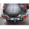 N027C GALIA Полностью оцинкованный фаркоп на Ford Maverick 1993-2000, Nissan Terrano 1993-2002. Тип шара: C (горизонтальный съемный). Установка без снятия и выреза бампера. Нагрузки: 3000/120 кг, масса фаркопа 18,1 кг