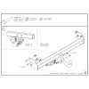 N027C GALIA Полностью оцинкованный фаркоп на Ford Maverick 1993-2000, Nissan Terrano 1993-2002. Тип шара: C (горизонтальный съемный). Установка без снятия и выреза бампера. Нагрузки: 3000/120 кг, масса фаркопа 18,1 кг