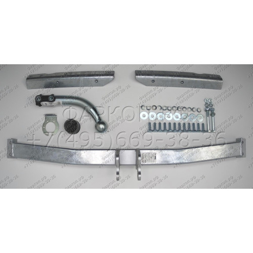 N044A GALIA Полностью оцинкованный фаркоп на Nissan Micra K12 2003-2010. Тип шара: A. Невидимый вырез бампера. Нагрузки: 1150/75 кг, масса фаркопа 14,01 кг