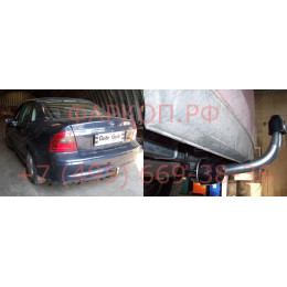 O029C GALIA Полностью оцинкованный фаркоп на Opel Vectra B седан/универсал/хетчбек 1995-2002. С 1999 большой вырез бампера. Тип шара: C (горизонтальный съемны