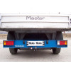 O046A GALIA Полностью оцинкованный фаркоп на Opel Movano A 1999-2010, Renault Master 1998-2010 платформа. Тип шара: A. Установка без снятия и выреза бампера. Нагрузки: 2300/100 кг, масса фаркопа 23,01 кг