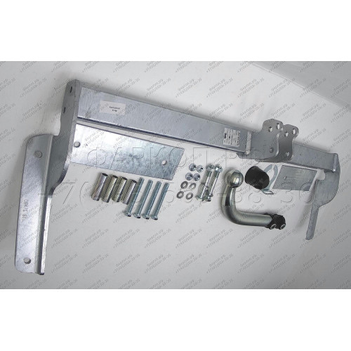 O047A GALIA Полностью оцинкованный фаркоп на Opel Astra H хетчбек 3/5 дверей 2004-2009, номерной знак на заднем бампере. Тип шара: A. Установка без снятия и выреза бампера. Нагрузки: 1500/75 кг, масса фаркопа 15,72 кг