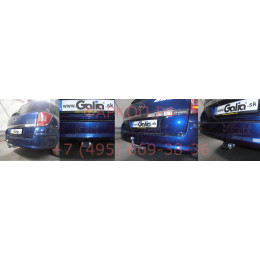 O050C GALIA Полностью оцинкованный фаркоп на Opel Astra H универсал 2004-2009. Подрозетник убирается за бампер. Тип шара: C (горизонтальный съемный). Без вы