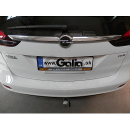 O062C GALIA Полностью оцинкованный фаркоп на Opel Zafira Tourer C 2012-2019. Подрозетник убирается за бампер. Тип шара: C (горизонтальный съемный). Невидимый в