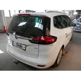 O062C GALIA Полностью оцинкованный фаркоп на Opel Zafira Tourer C 2012-2019. Подрозетник убирается за бампер. Тип шара: C (горизонтальный съемный). Невидимый в