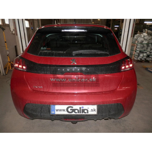 O072A GALIA Полностью оцинкованный фаркоп на Opel Corsa 2019-, Peugeot 208 2019-. Тип шара: A. Без подрезки бампера. Нагрузки: 1400/75 кг, масса фаркопа 13,92 кг