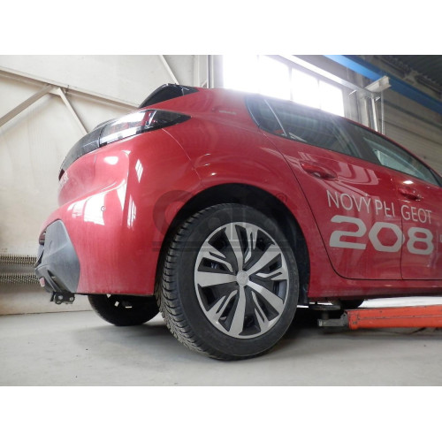 O072A GALIA Полностью оцинкованный фаркоп на Opel Corsa 2019-, Peugeot 208 2019-. Тип шара: A. Без подрезки бампера. Нагрузки: 1400/75 кг, масса фаркопа 13,92 кг