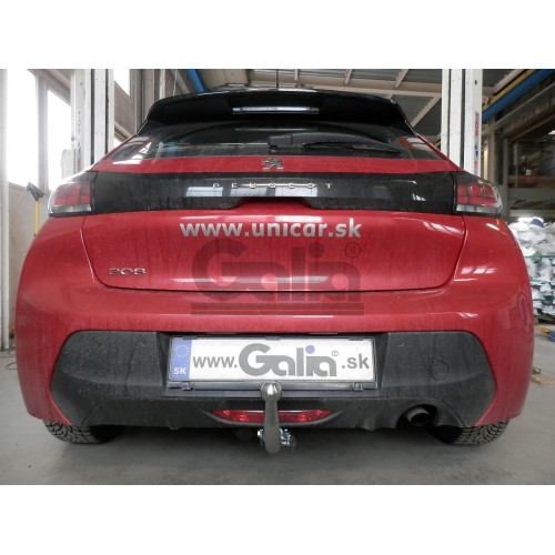 O072A GALIA Полностью оцинкованный фаркоп на Opel Corsa 2019-, Peugeot 208 2019-. Тип шара: A. Без подрезки бампера. Нагрузки: 1400/75 кг, масса фаркопа 13,92 кг