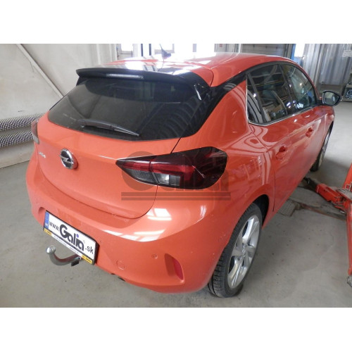 O072A GALIA Полностью оцинкованный фаркоп на Opel Corsa 2019-, Peugeot 208 2019-. Тип шара: A. Без подрезки бампера. Нагрузки: 1400/75 кг, масса фаркопа 13,92 кг