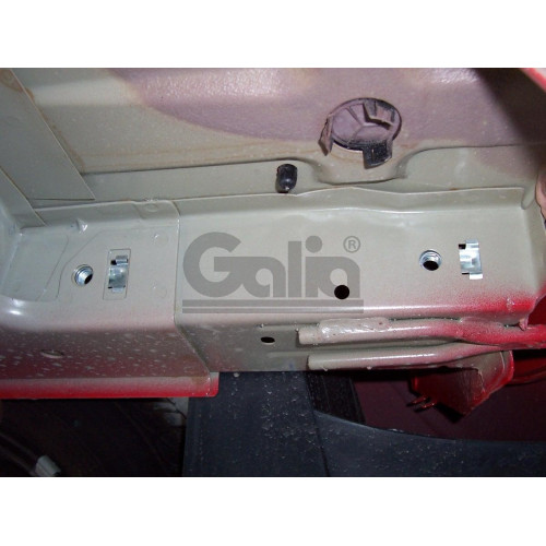 P029C GALIA Полностью оцинкованный фаркоп на Peugeot 206 хетчбек 2003-2010. Подрозетник убирается за бампер. Тип шара: C (горизонтальный съемный). Невидимый вырез бампера. Нагрузки: 1100/50 кг, масса фаркопа 14,07 кг