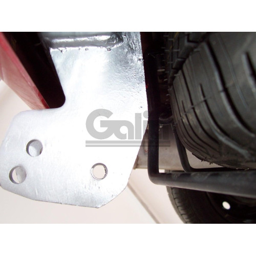 P029C GALIA Полностью оцинкованный фаркоп на Peugeot 206 хетчбек 2003-2010. Подрозетник убирается за бампер. Тип шара: C (горизонтальный съемный). Невидимый вырез бампера. Нагрузки: 1100/50 кг, масса фаркопа 14,07 кг