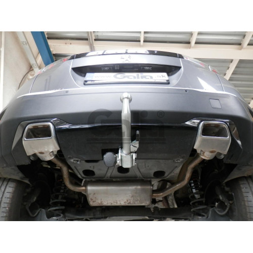P048C GALIA Полностью оцинкованный фаркоп на Peugeot 2008 2019-. Тип шара: C (горизонтальный съемный). Невидимый вырез бампера. Нагрузки: 1400/75 кг, масса фаркопа 16,37 кг
