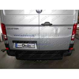 V085C GALIA Полностью оцинкованный фаркоп на Volkswagen Crafter II фургон со ступенькой, одинарные колеса сзади 2017-, MAN TGE фургон со ступенькой 2016-. Без выре