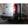 V085C GALIA Полностью оцинкованный фаркоп на Volkswagen Crafter II фургон со ступенькой, одинарные колеса сзади 2017-, MAN TGE фургон со ступенькой 2016-. Без выреза бампера. Тип шара: C (горизонтальный съемный). Нагрузки: 3500/150 кг, масса фаркопа 28,37