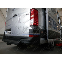 V085C GALIA Полностью оцинкованный фаркоп на Volkswagen Crafter II фургон со ступенькой, одинарные колеса сзади 2017-, MAN TGE фургон со ступенькой 2016-. Без выре