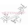 R-066 STEINHOF Фаркоп на Renault Koleos 2008-2011, 2011-2016 без подрезки бампера. Тип шара: A. Нагрузки: 2000/100 кг, масса фаркопа 17,3 кг (без электрики в комплекте)