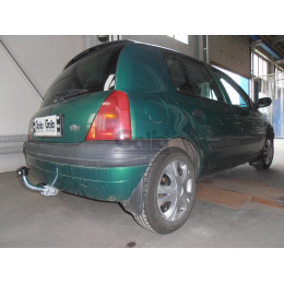 R002A GALIA Полностью оцинкованный фаркоп на Renault Clio 1998-2005. Особенности: Номерной знак на задней двери, вкл. Storia 2005-. Тип шара: A. Установка без снят