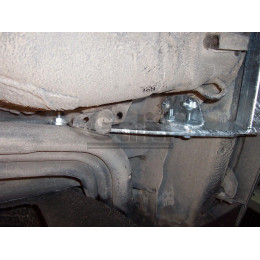 R016A GALIA Полностью оцинкованный фаркоп на Renault Scenic I 1996-2003. Тип шара: A. Установка без снятия и выреза бампера. Нагрузки: 1350/75 кг, масса фаркопа 12,5