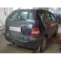 R016A GALIA Полностью оцинкованный фаркоп на Renault Scenic I 1996-2003. Тип шара: A. Установка без снятия и выреза бампера. Нагрузки: 1350/75 кг, масса фаркопа 12,5