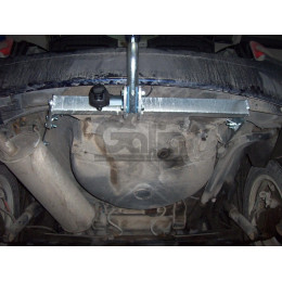R016A GALIA Полностью оцинкованный фаркоп на Renault Scenic I 1996-2003. Тип шара: A. Установка без снятия и выреза бампера. Нагрузки: 1350/75 кг, масса фаркопа 12,5