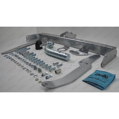 R016A GALIA Полностью оцинкованный фаркоп на Renault Scenic I 1996-2003. Тип шара: A. Установка без снятия и выреза бампера. Нагрузки: 1350/75 кг, масса фаркопа 12,52 кг