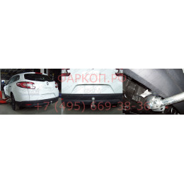 R074A GALIA Полностью оцинкованный фаркоп на Renault Megane II 2003-2008 (classic) седан/универсал, Megane III универсал 2008-2016. Подрозетник убирается за бампер. Тип ш