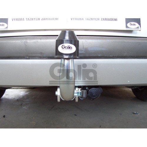 R074A GALIA Полностью оцинкованный фаркоп на Renault Megane II 2003-2008 (classic) седан/универсал, Megane III универсал 2008-2016. Подрозетник убирается за бампер. Тип шара: A. Установка без выреза бампера. Нагрузки: 1300/75 кг, масса фаркопа 16,92 кг