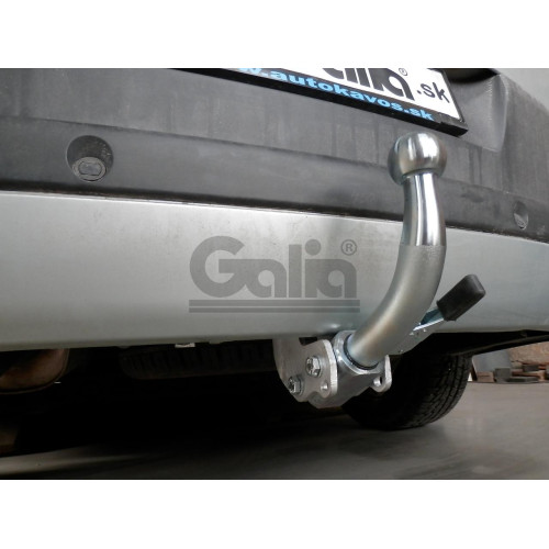 R079A GALIA Полностью оцинкованный фаркоп на Renault Espace 2002-2014, Renault Grand Espace 2003-2014. Подрозетник убирается за бампер. Тип шара: A. Установка без снятия и выреза бампера. Нагрузки: 2000/80 кг, масса фаркопа 19,75 кг