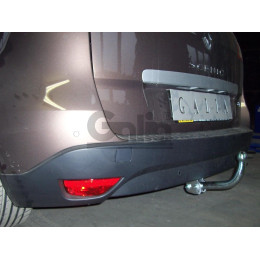 R087C GALIA Полностью оцинкованный фаркоп на Renault Megane III хетчбек 5 дверей 2008-2016, Renault Scenic III 2010-2016. Подрозетник убирается за бампер. Тип шара: C (гориз