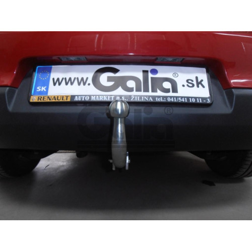 R087C GALIA Полностью оцинкованный фаркоп на Renault Megane III хетчбек 5 дверей 2008-2016, Renault Scenic III 2010-2016. Подрозетник убирается за бампер. Тип шара: C (горизонтальный съемный). Без выреза бампера. Нагрузки: 1300/75 кг, масса фаркопа 18,07 