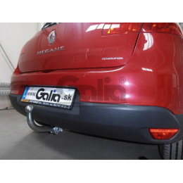 R087C GALIA Полностью оцинкованный фаркоп на Renault Megane III хетчбек 5 дверей 2008-2016, Renault Scenic III 2010-2016. Подрозетник убирается за бампер. Тип шара: C (гориз